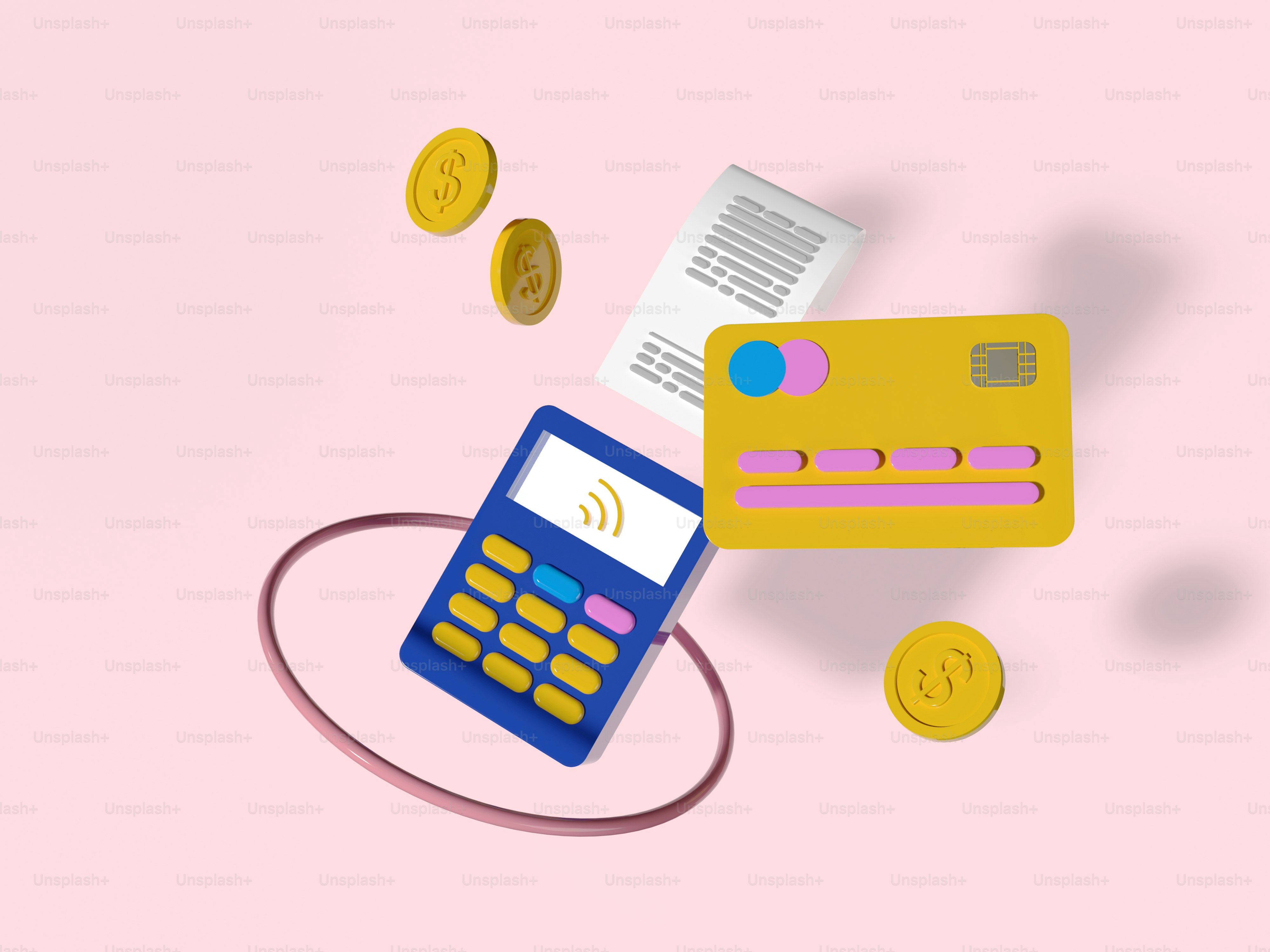 Understanding $4000 No Credit Check Loans: A Comprehensive Research 6 a credit card and a calculator on a pink background